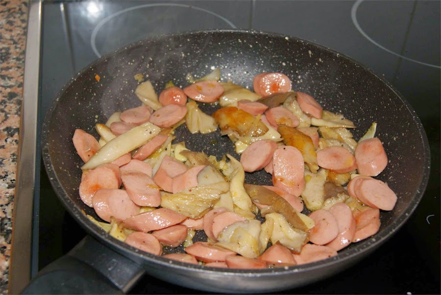 sartenada de setas paso 4