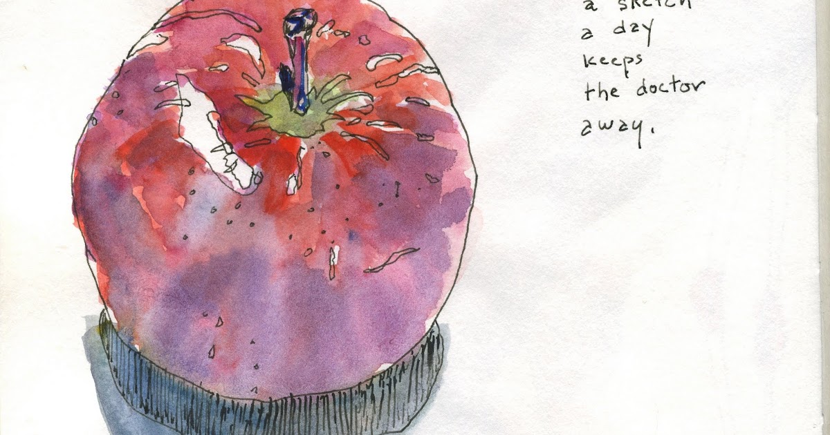 Scribbling With Spirit: A is for Apple