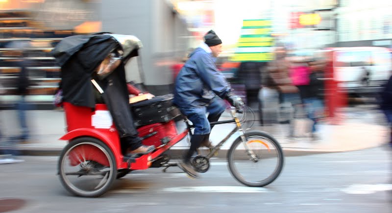 Daily Camera: Rickshaws in New York