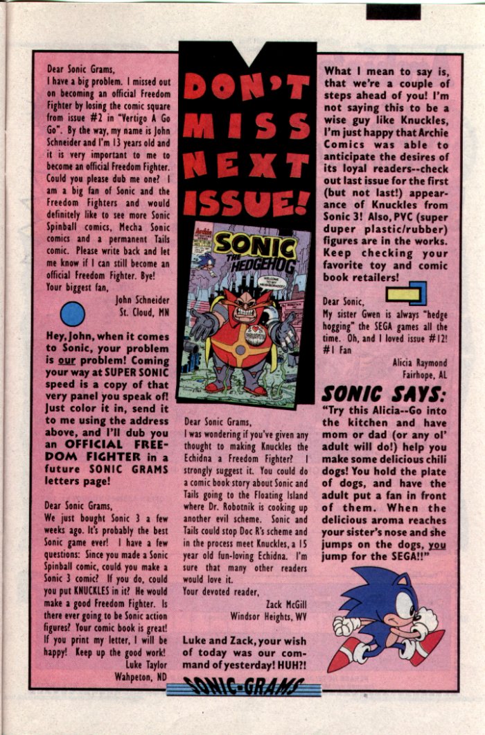 Read online Sonic The Hedgehog comic -  Issue #14 - 29