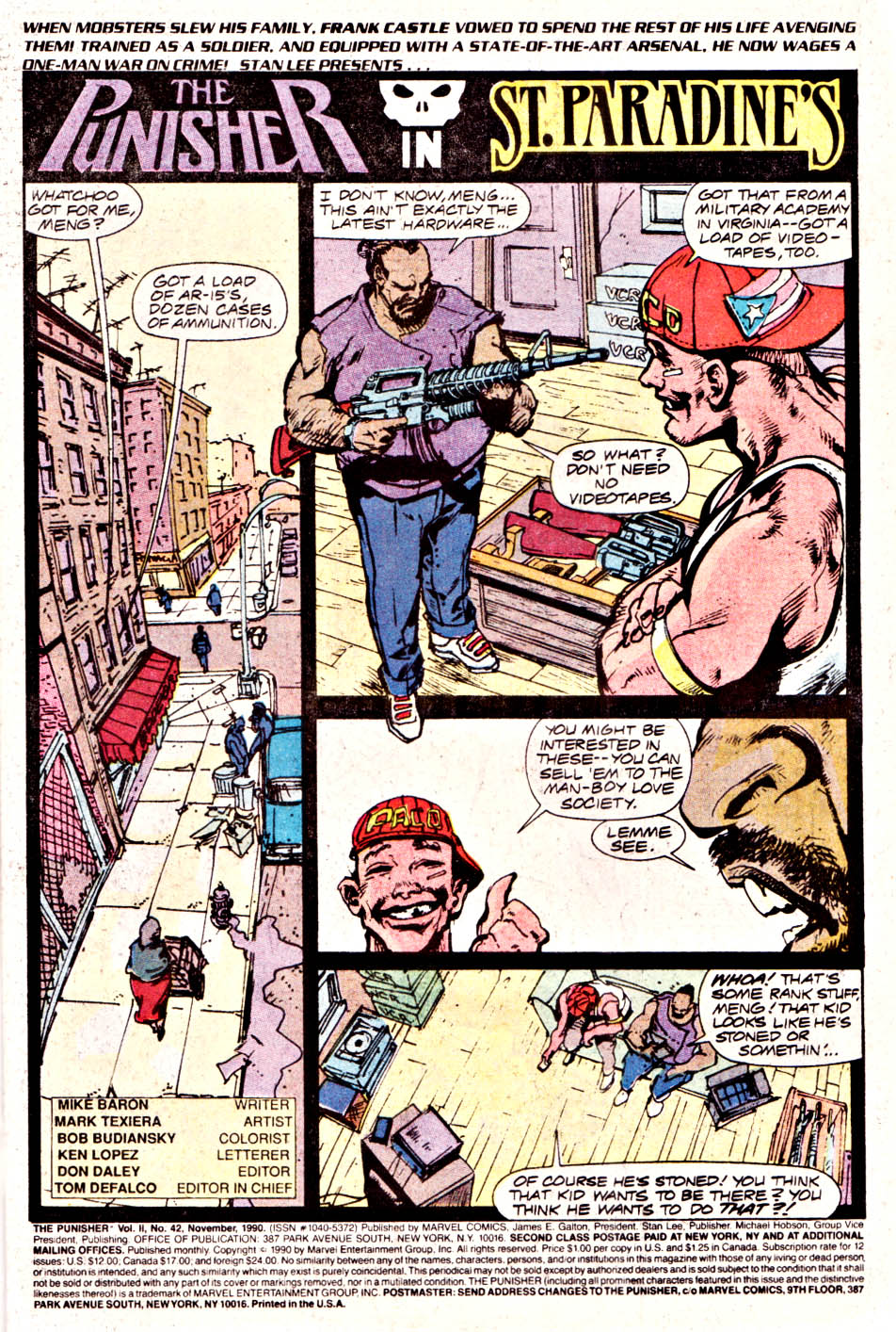 Read online The Punisher (1987) comic -  Issue #42 - St. Paradine's - 2