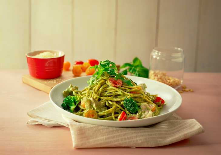 Recipes & Stuff!! Chicken Pesto Pasta with Coconut Milk