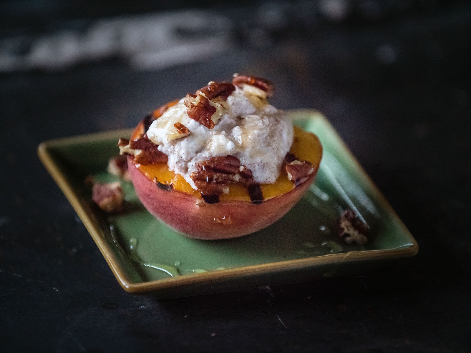 Cinnamon Ricotta Grilled Peaches » Local Food Rocks