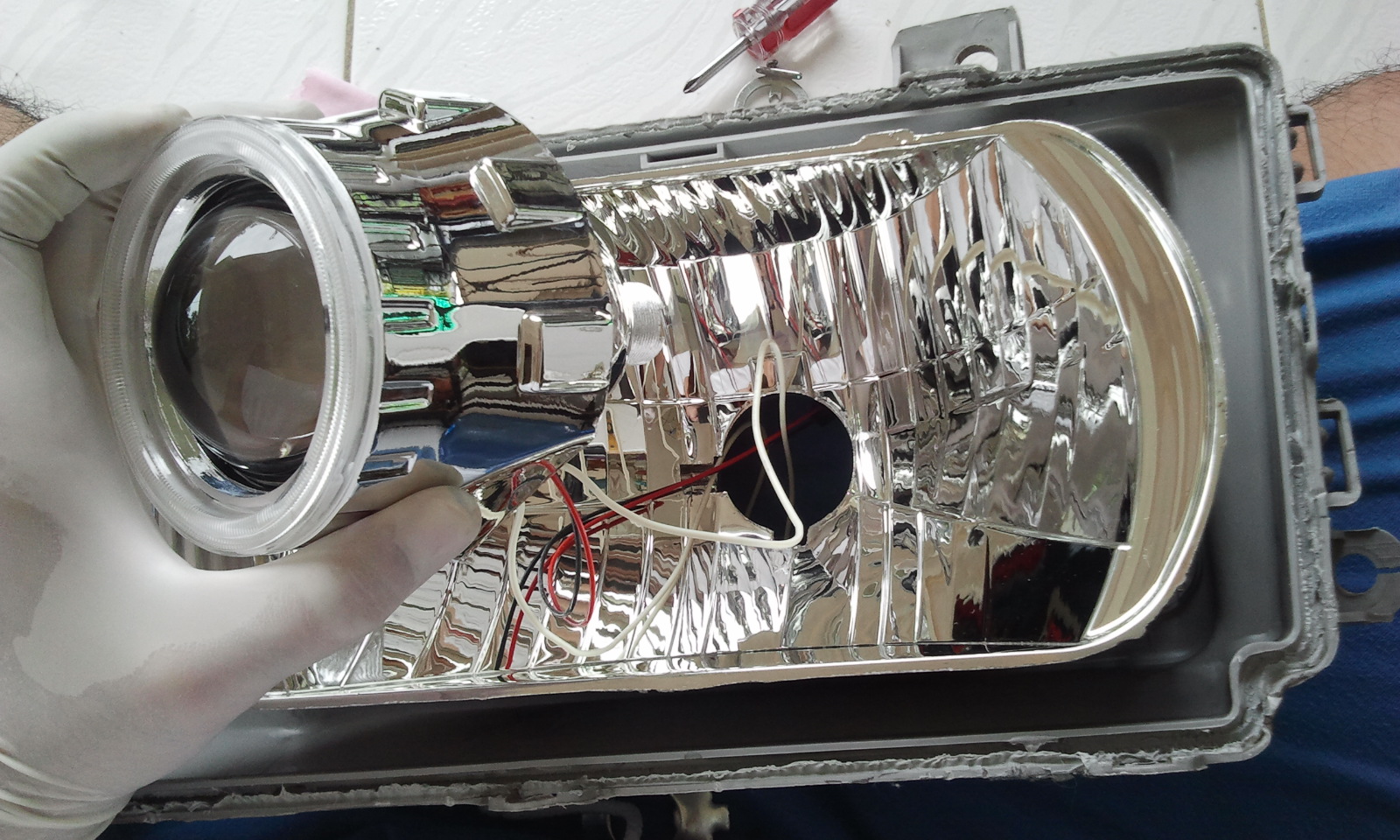 Morimoto projector retrofit Installation