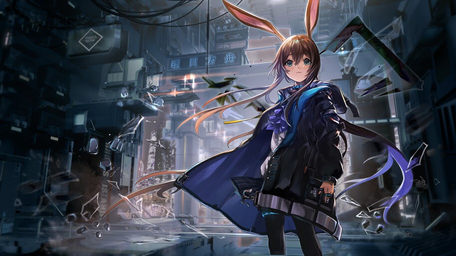 Arknights, Amiya, Anime, Girl, 4K, #6.498