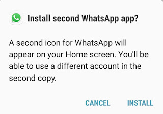 Install second WhatsApp