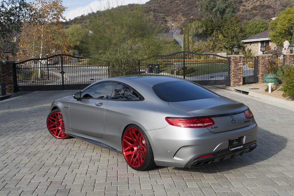 Mercedes Amg C217 S65 On Candy Red 22 Quot Forgiato S202