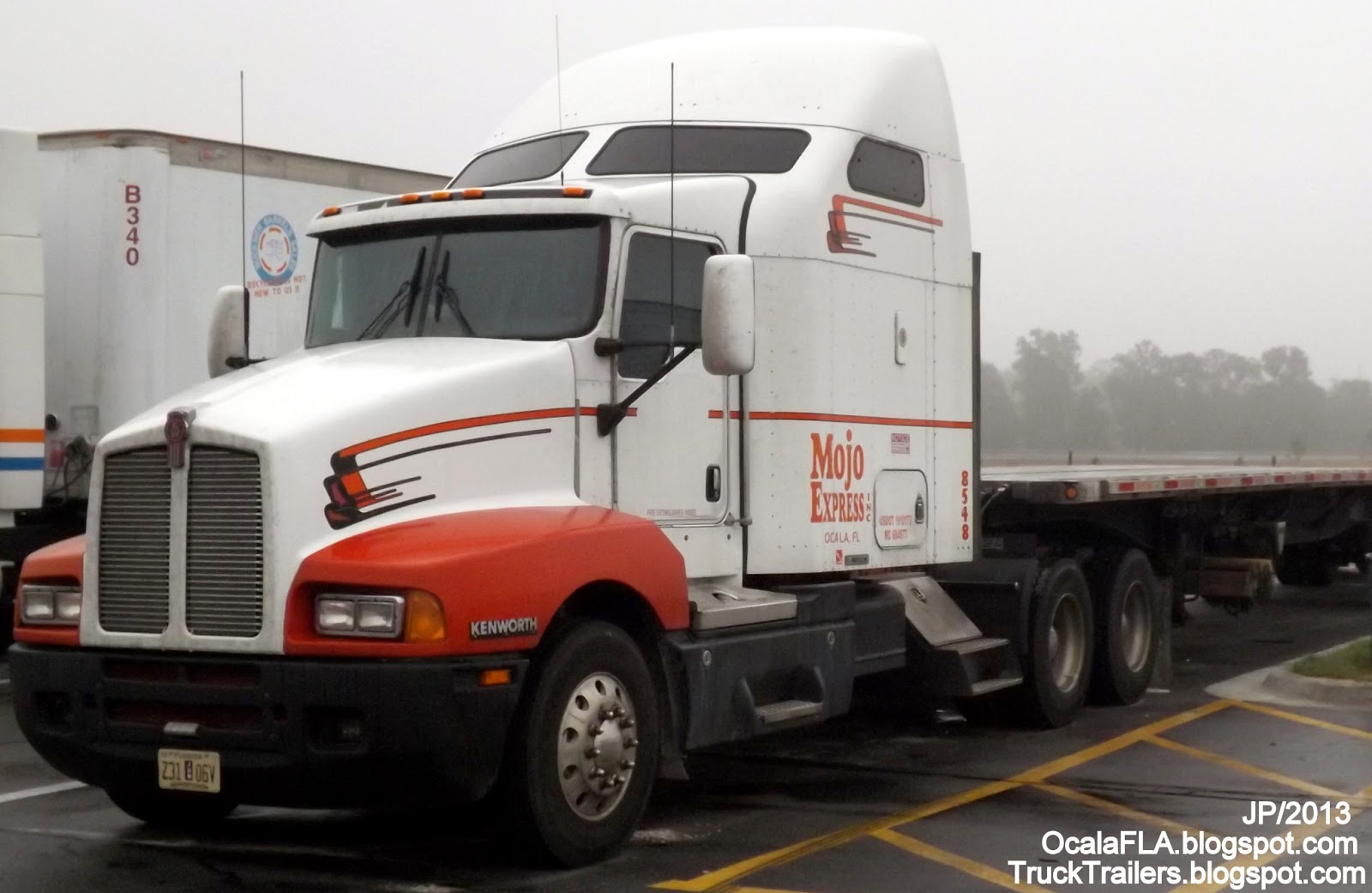 TRUCK TRAILER Transport Express Freight Logistic Diesel Mack Peterbilt Kenworth Volvo