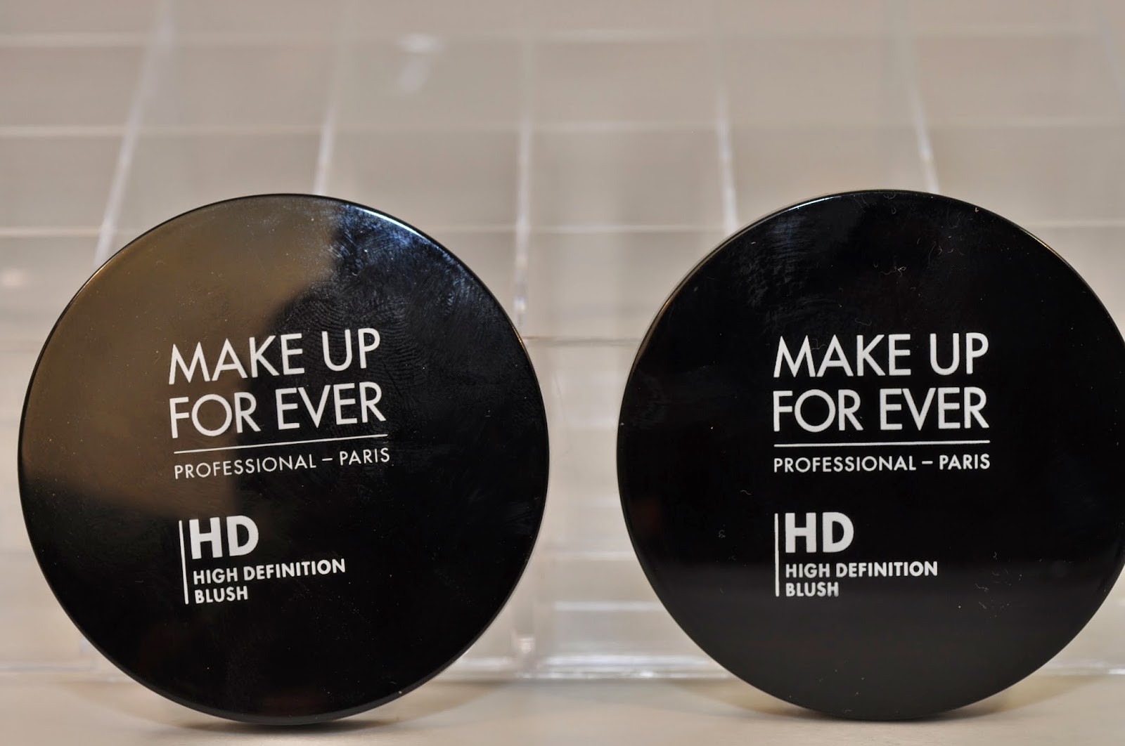Make Up For Ever HD High Definition Blush Cream in 320 and 210 Swatches