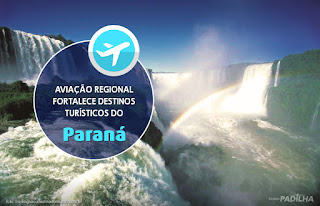 Aviação Regional fortalece destinos turísticos do Paraná 