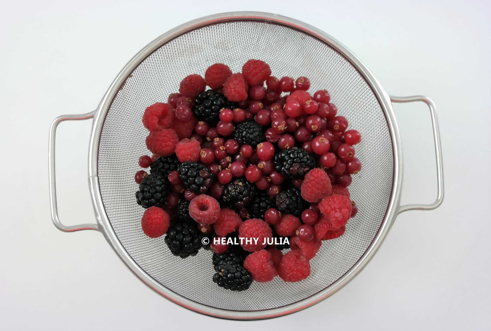 COMPOTE DE FRUITS ROUGES VEGAN Healthy Julia