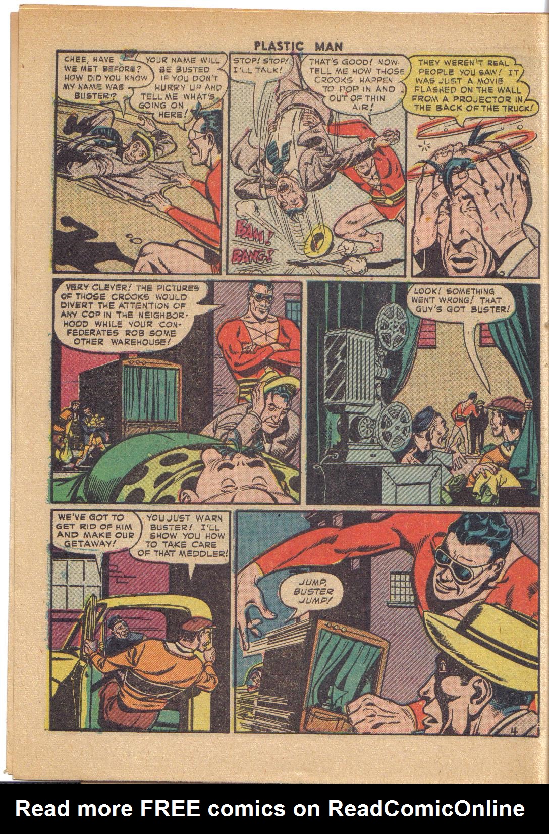 Read online Plastic Man (1943) comic -  Issue #33 - 6