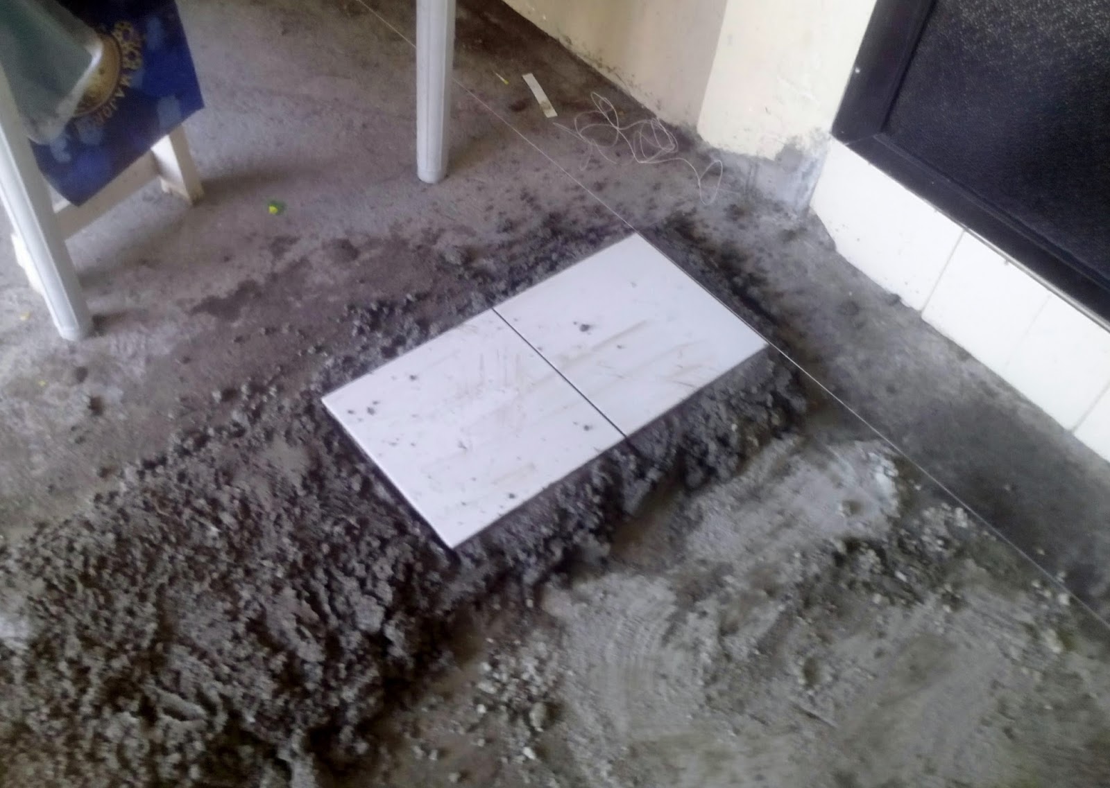 BUILDER'S JOURNAL TILE INSTALLATION CONCRETE DRY PACK METHOD