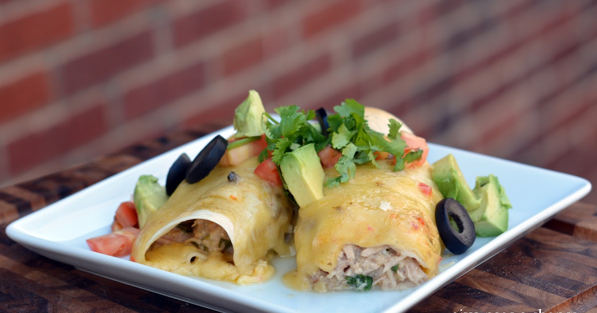 Give Peas a Chance Green Chili Pepper Jack Enchiladas