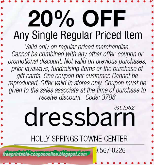 Printable Coupons 2019 Dress Barn Coupons