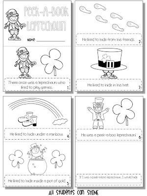 Classroom Freebies Too: Last Minute Leprechaun Book