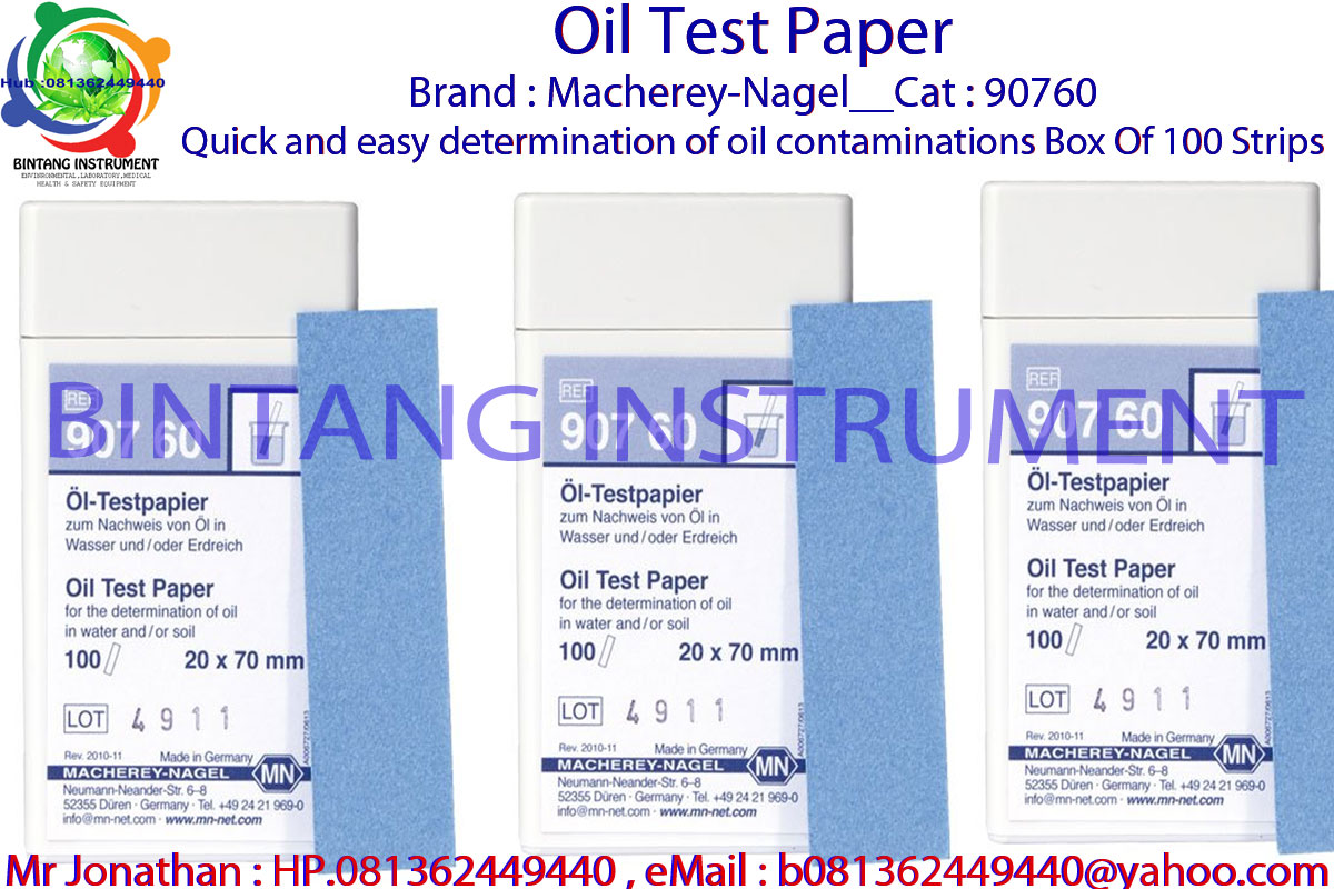 . 081362449440 Jual Oil Test Paper , Jual alat uji kertas minyak