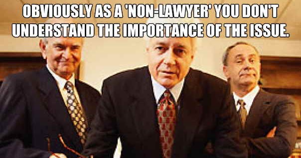 Professional Courtesy - Funny Lawyer Humor-Questions One-Liner Answer
