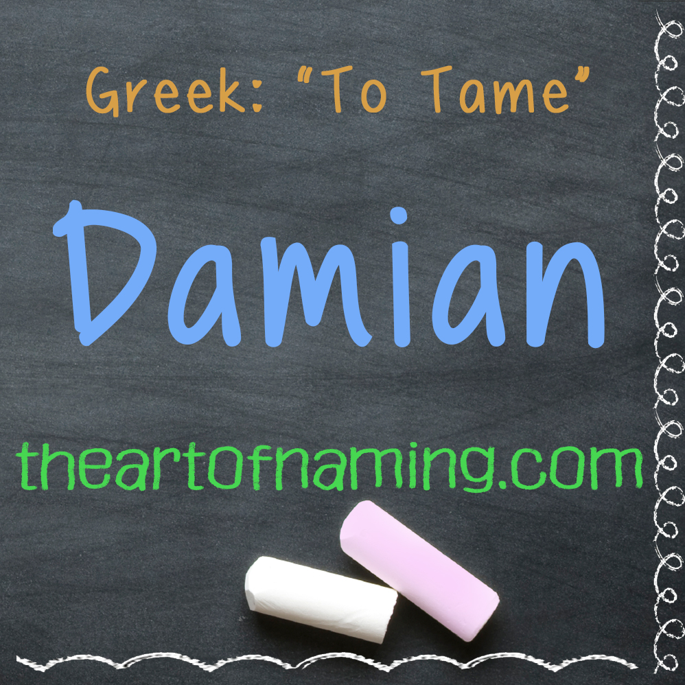 The Art of Naming Damian The Art of Naming Damian