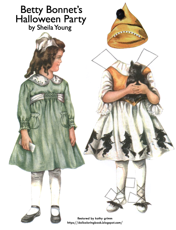 betty bonnet paper dolls