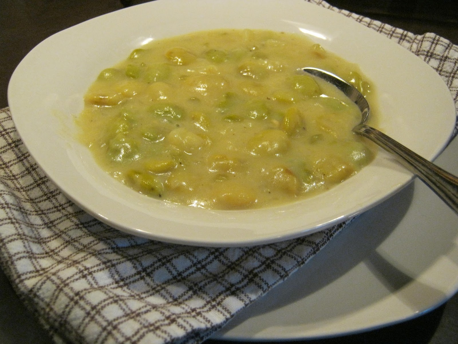 Let the Feasty Begin Fresh Lima Bean Soup