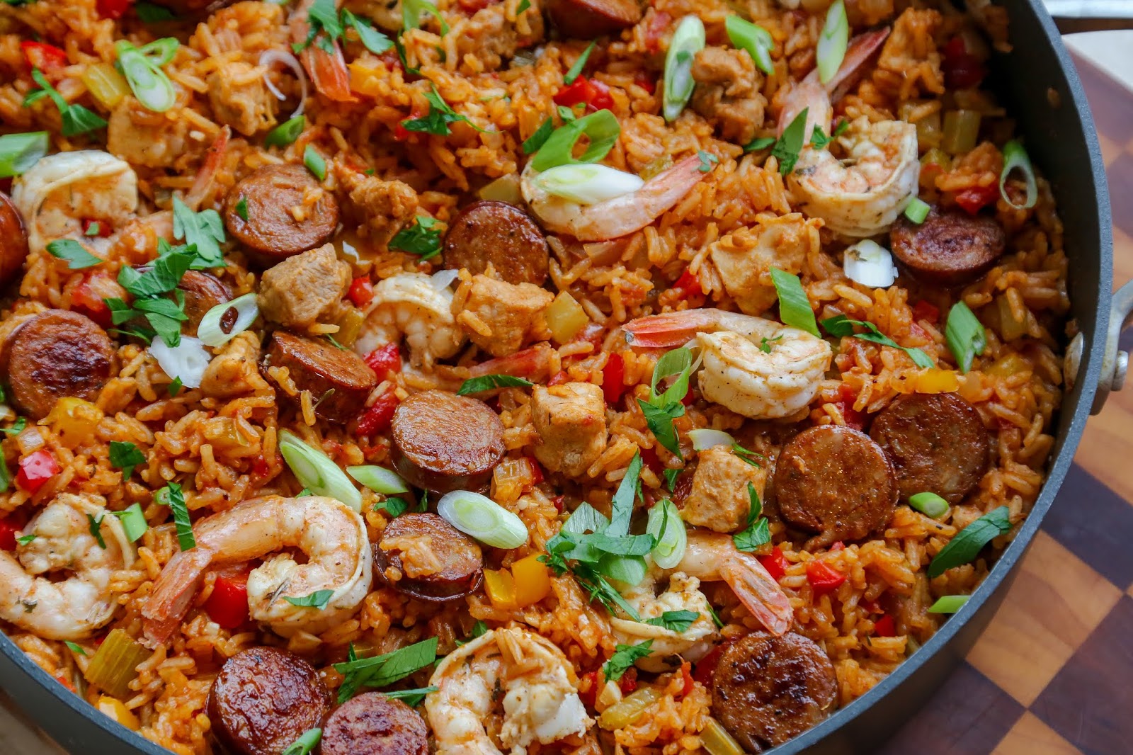 Alligator and Shrimp Jambalaya