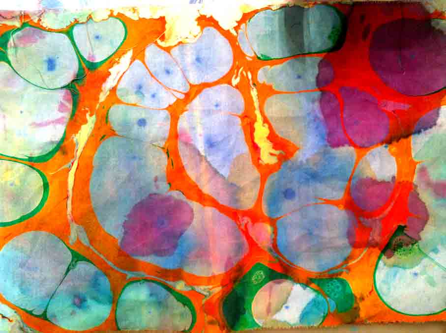 LINDA KITTMER'S FIBRE ART, PHOTOGRAPHY & JOURNALLING Marbling Fabric