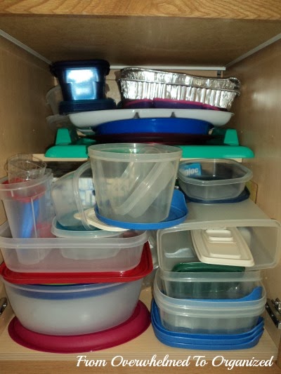 The Secret for Organizing Food Storage Containers so They Stay Organized   From Overwhelmed to Organized: The Secret for Organizing Food Storage  Containers so They Stay Organized