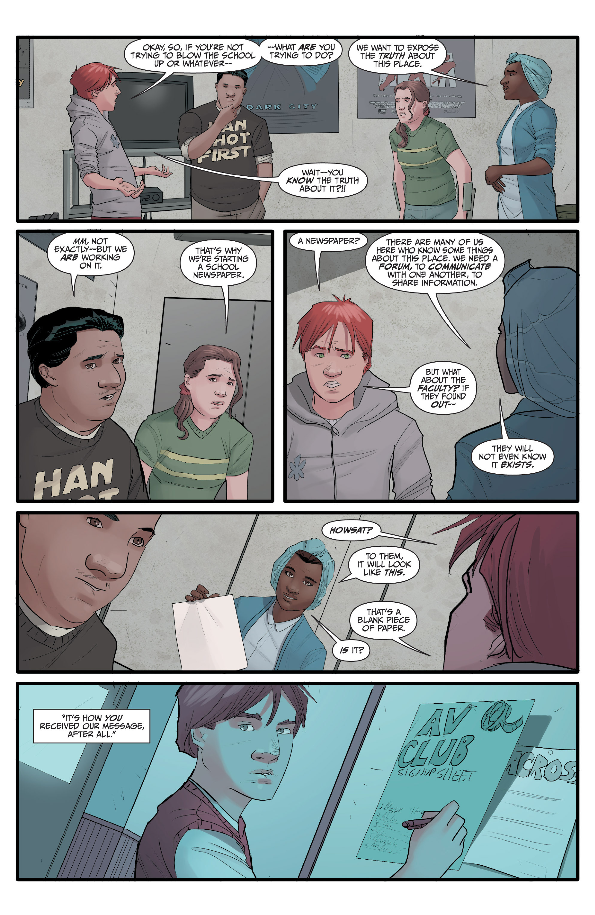 Read online Morning Glories comic -  Issue # _TPB 6 - 54