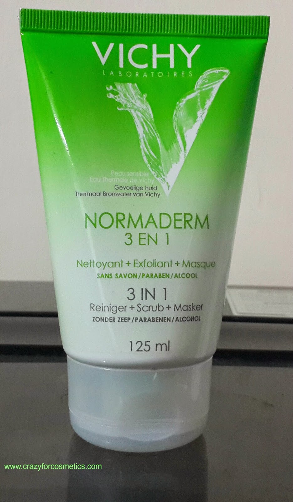 Vichy Normaderm 3 in 1 Cleanser Scrub Face mask review- Vichy 3 in 1 scrub mask review- Vichy 3 in 1 Scrub Face mask price- Vichy skincare range-Vichy Paris products