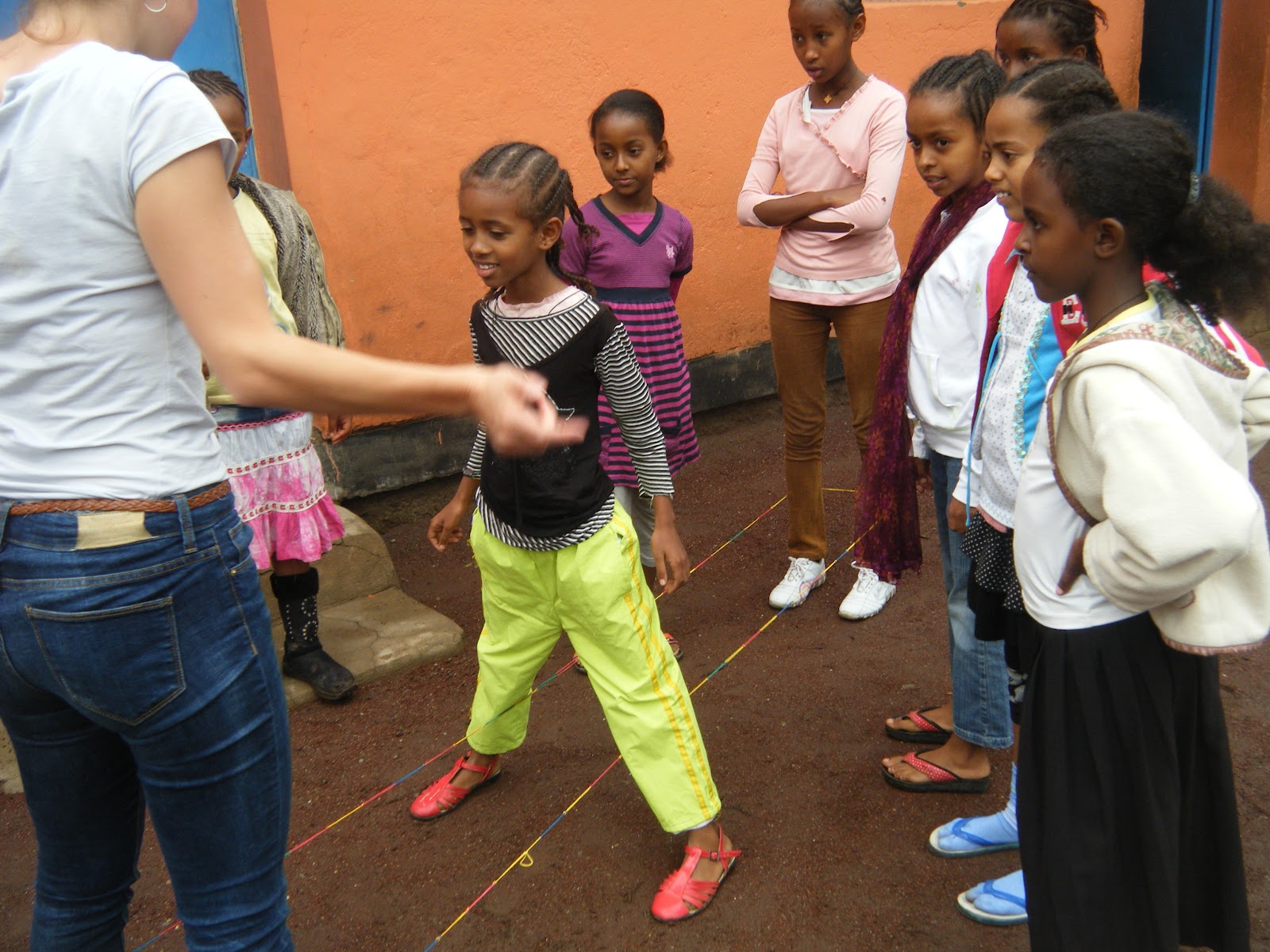 The Beels in Ethiopia Playground Fun 1 Chinese Jump rope