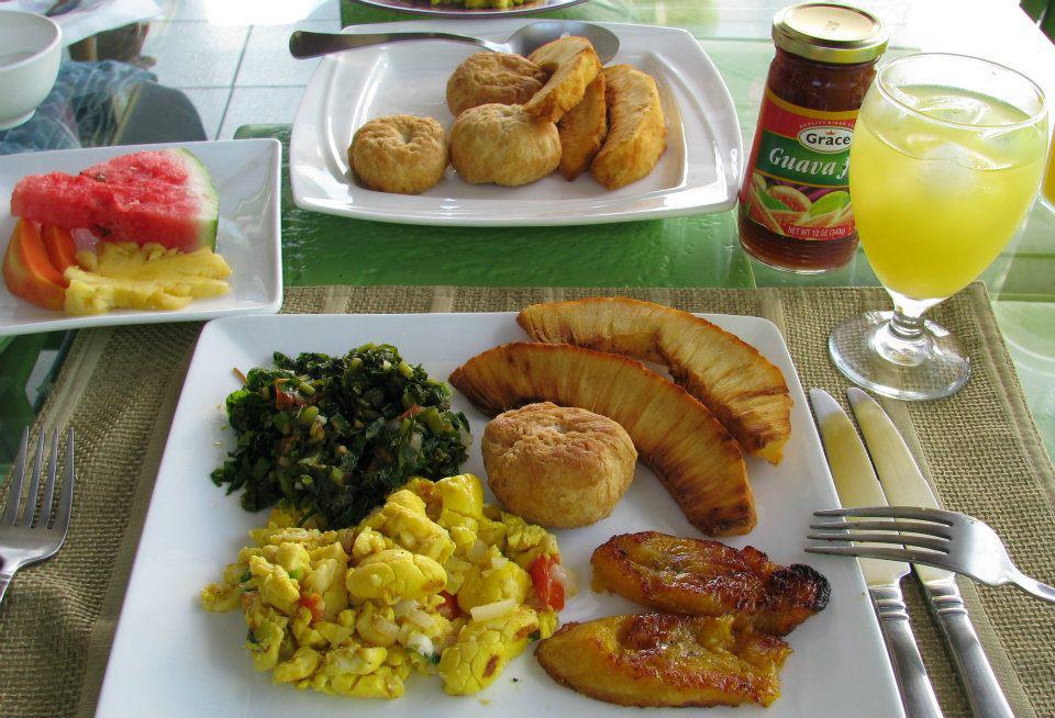 Featured Jamaican Native Dishes, Juice, Fruits & More