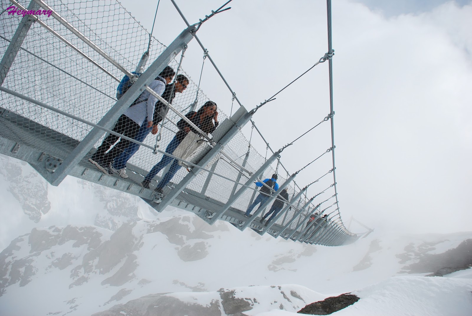 鐵力士山海拔3238米終年不融的冰川