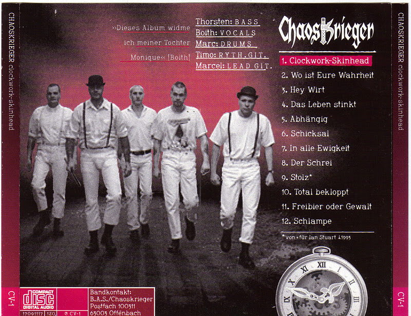 Combat Hellas Chaoskrieger Clockwork Skinhead (1997)