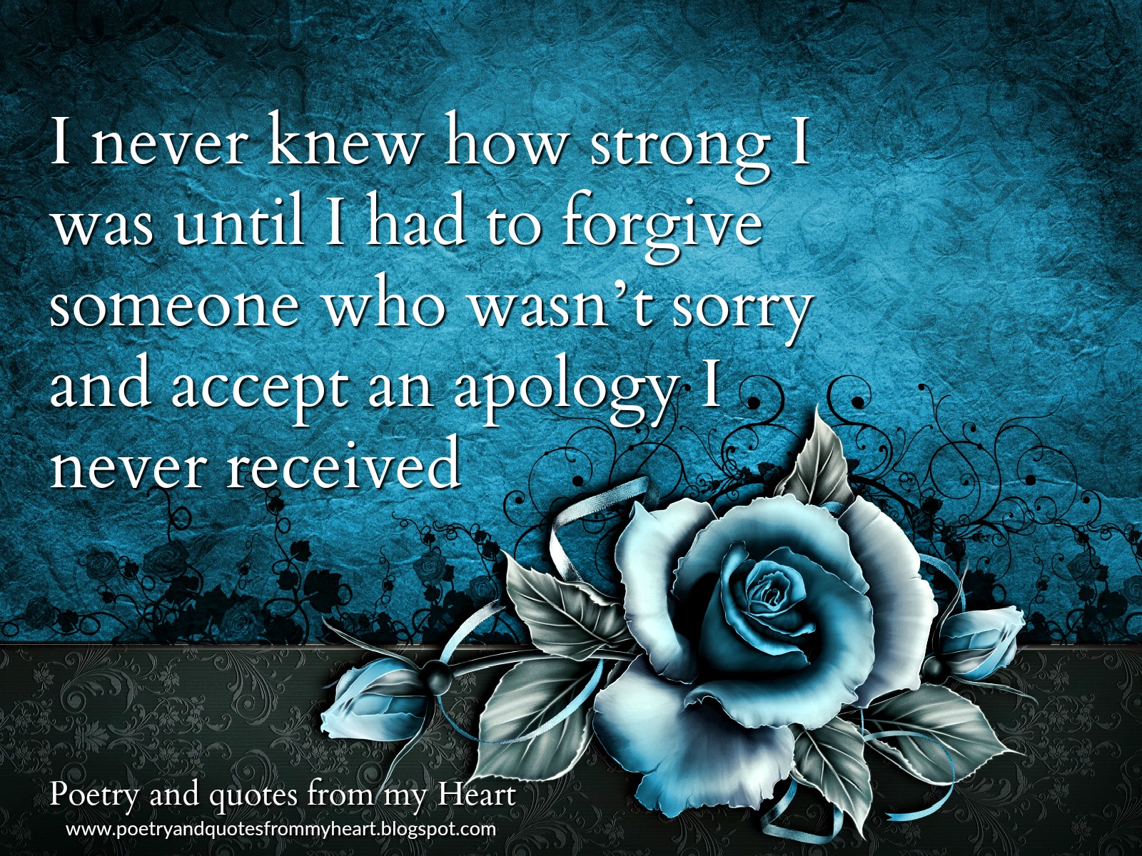 Poetry and quotes from my Heart I never knew how strong I was until I had to someone