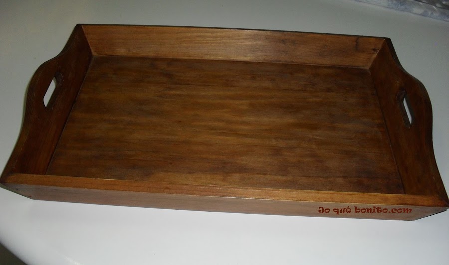 Decorar bandeja para el café