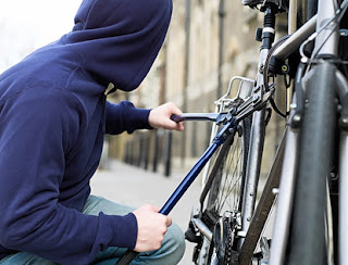 Bike Thief Stealing Bicycle