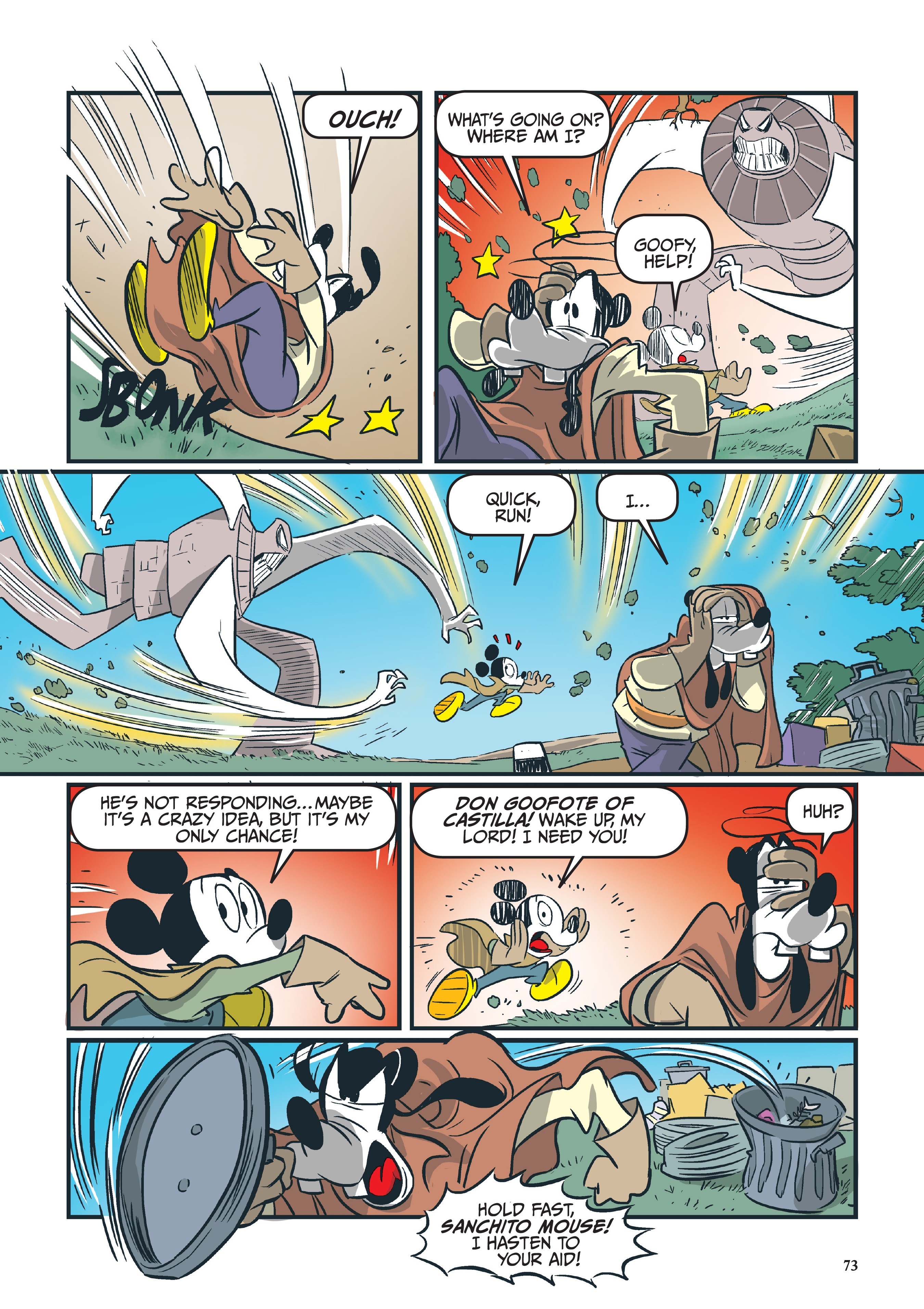 Read online Disney Don Quixote, Starring Goofy and Mickey Mouse comic -  Issue # TPB - 74