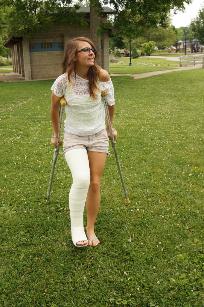 My journey on crutches: How it happened...