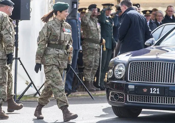 Crown Princess Mary has just been appointed captain of the Home Guard at the 70th anniversary at Nymindegab