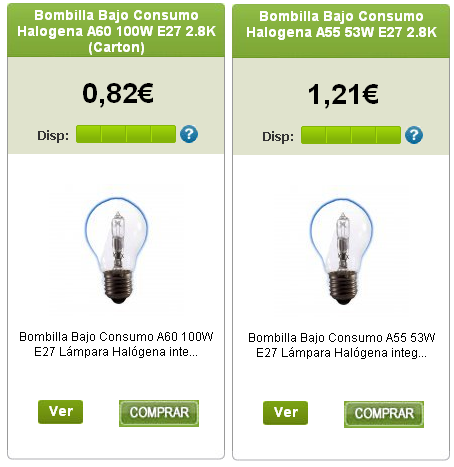 Bombillas bajo consumo ¿ ahorro o timo ?: de precio de las bombillas