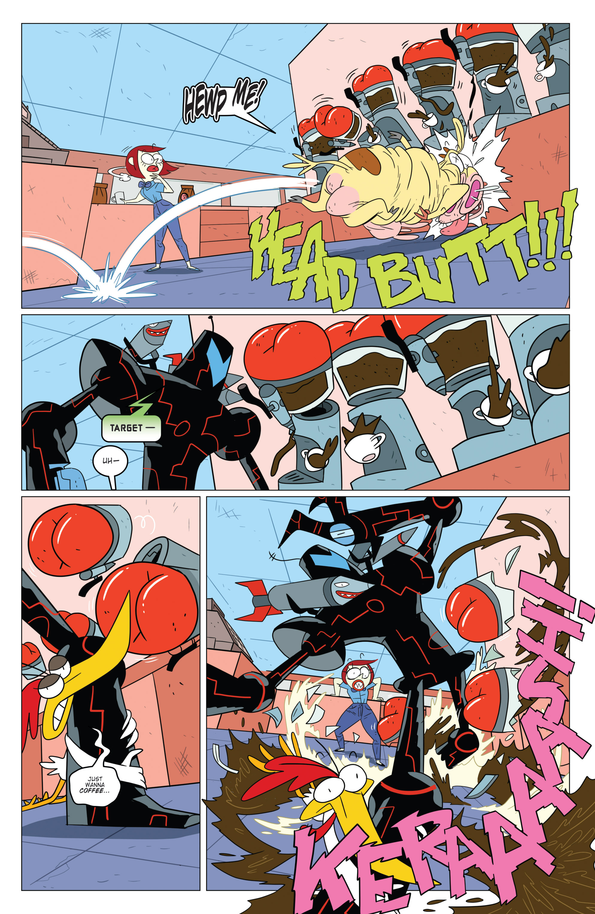 Read online Super Secret Crisis War! comic -  Issue # _Special - Cow and Chicken - 9