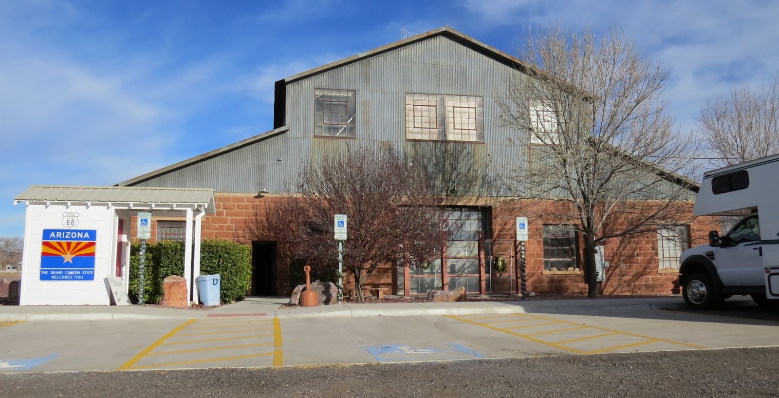 Rolling in an RV Wheelchair Traveling...... Route 66Ash Fork and