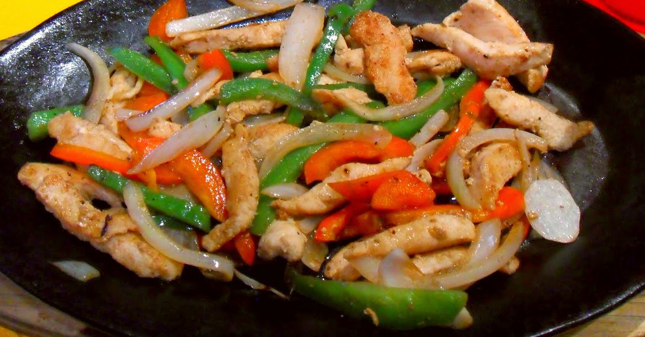 Recetas de Cocina de Alfredo FAJITAS DE POLLO