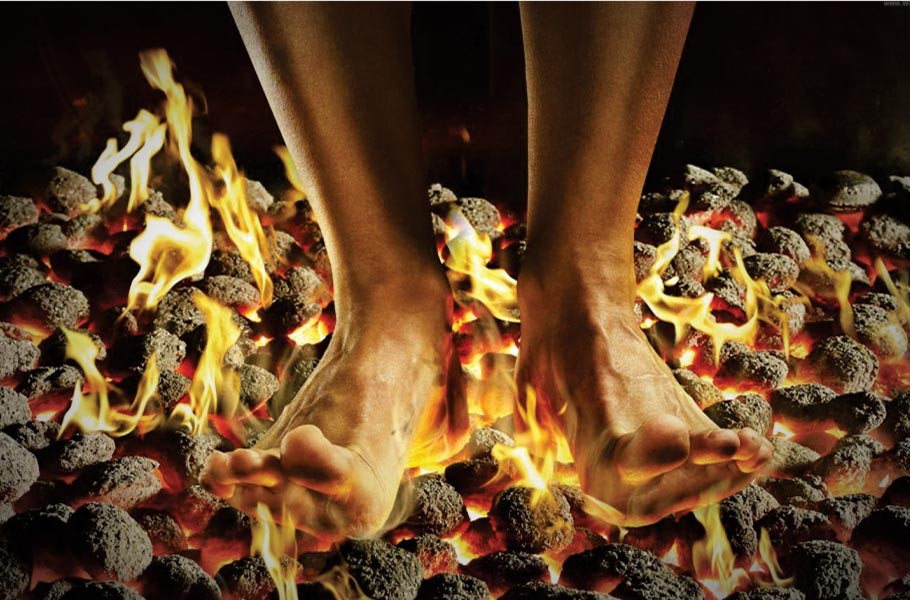 fire walking of vedic rituals the hindu portal spiritual
