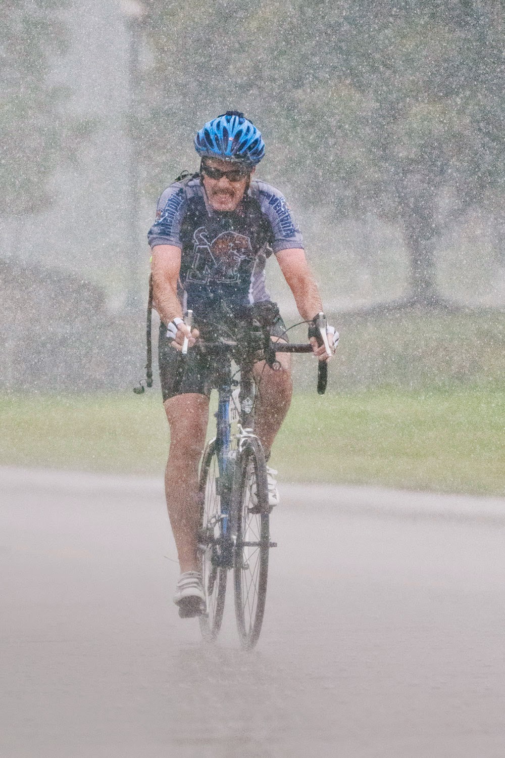 Memphis Cyclist A ride in the rain is something that cyclists should