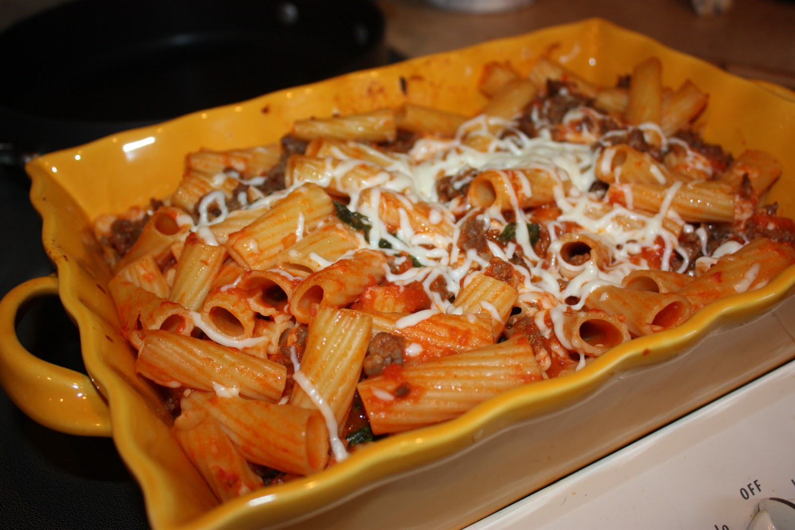 cooking with crystal Easy Rigatoni Casserole