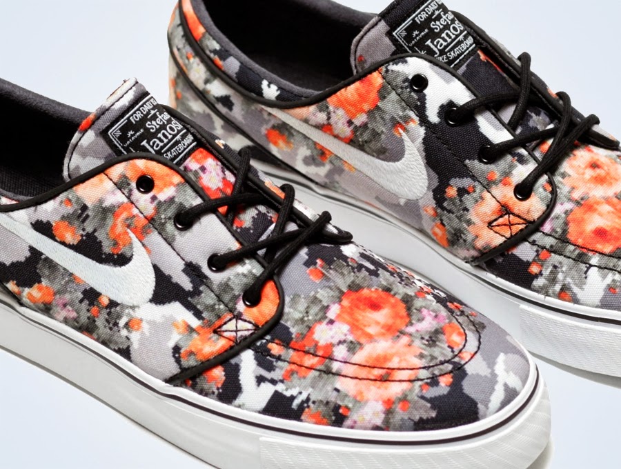 Janoski mandarin floral Clearance
