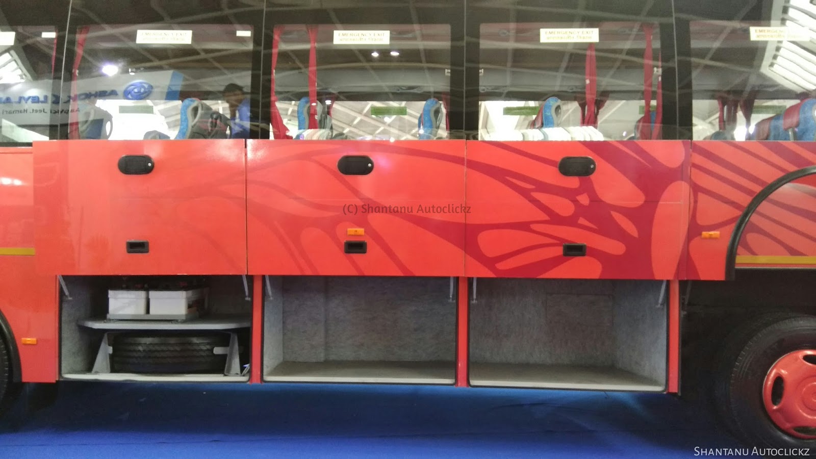 Shantanu Autoclickz Ashok Leyland Global TVS built Freedom coach at