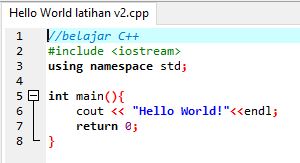 AHBRAIM: Tutorial Hello World C++